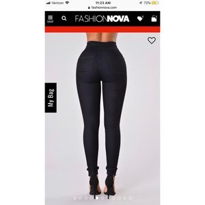 Fashion Nova super high waisted skinny jeans